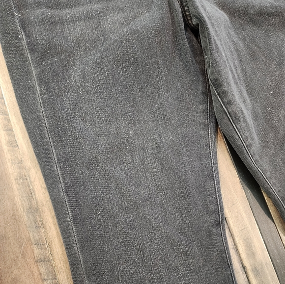 Express Mid rise 4 way hyper stretch dark gray skinny jeans - Picture 8 of 8